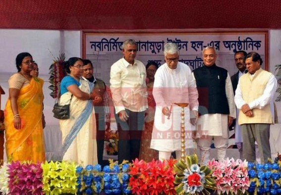 CPI-M’s 23 yrs regime failed to seal Tripura’s most sensitive Sonamura border : Wasting crores ‘ultra modern’ town hall constructed at Sonamura, state's security at peril CPI-M’s 23 yrs regime failed to seal Tripura’s most sensitive Sonamura border : Wasting crores ‘ultra modern’ town hall constructed at Sonamura, state's security at peril