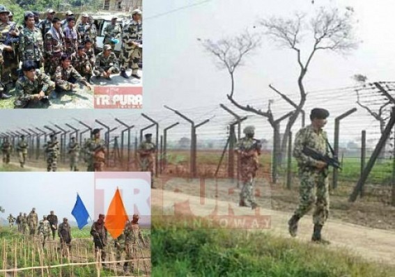 Indo-Bangla security forces flush out militants across border : 'Illegal intrusion via Sonamura unfenced border is a threat to state's security'; Sepahijala SP talks to TIWN