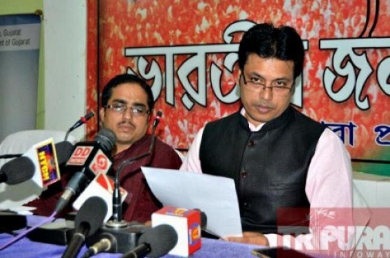 Congress accused BJP for establishing land-mafia regime in Tripura 
