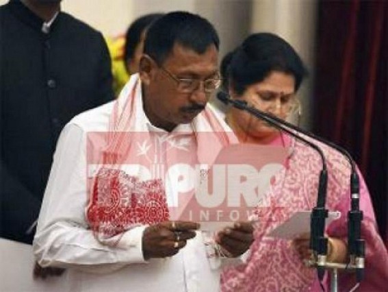 Minister of State for Railways arrives Tripura