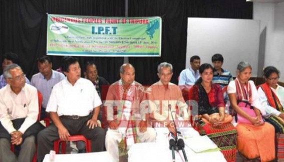 IPFT divided ? IPFT President Aghore Debbarma's explanation to media for removing NC Debbarma : termed N C Debbarma as a 'cunning, lusty and stubborn' leader since 2009 