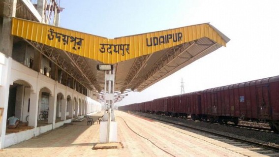 Preparation on peak for Udaipur-Garji railway service inauguration