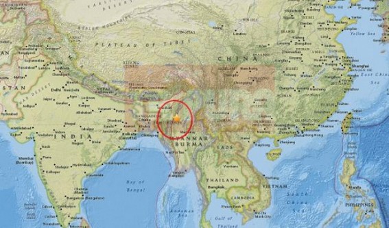 Earth Quake shakes Tripura, Meghalaya : tremor felt across Myanmar, Northeast India