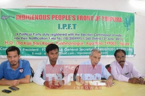 IPFTâ€™s Agartala rally not granted : party to hold rally at Khumlwng on 23rd Aug