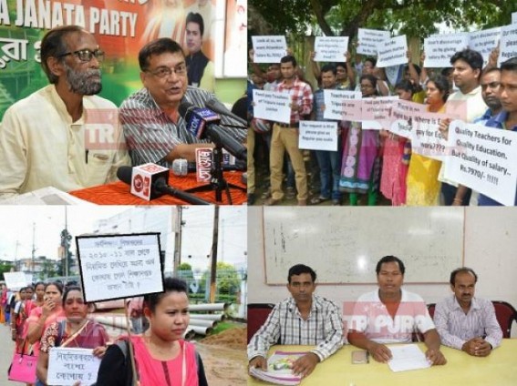 SSA teachers ask Manik Sarkar's Govt to take responsibility for Teachers' admission by Aug-26: BJP asks Teachers, 'Don't fall into political trap and immediately take admission' 