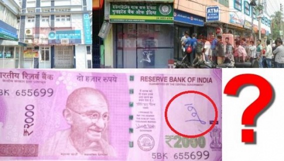 Scribbled notes are banned or not ? Confusions grip even Govt Officials : ATMs bubbling soiled notes leading mass suffering in cash transactions 