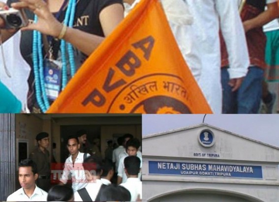 ABVP withdraws nomination forms at Udaipur College 