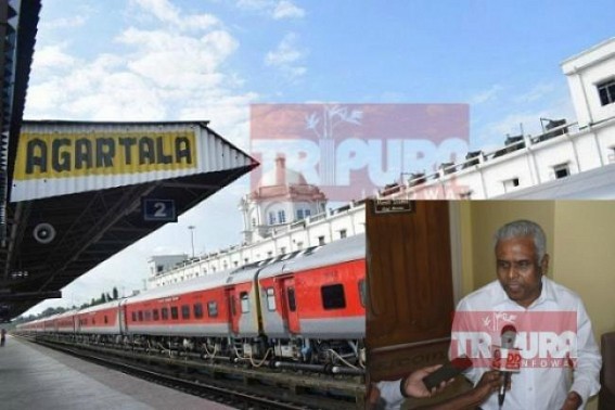 NFR Chief Administrative Officer A K Yadav arrives Tripura : â€˜Rajdhani Express likely to start from this October Monthâ€™, says Yadav