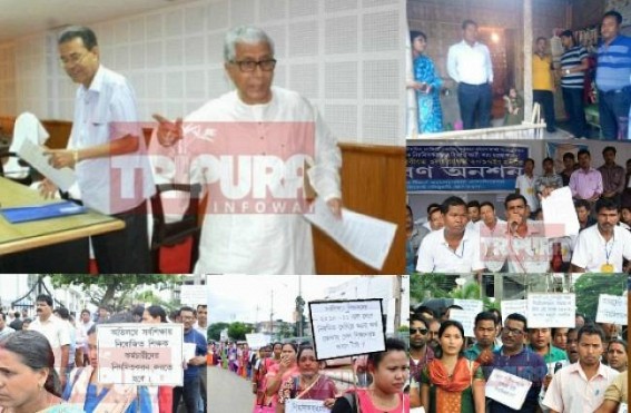 SSA teacher dies, but no help from State Govt : Delay of 'Die-in-harness', 'Regularization' demands are leading mass suffering for Tripura SSA Teachers 