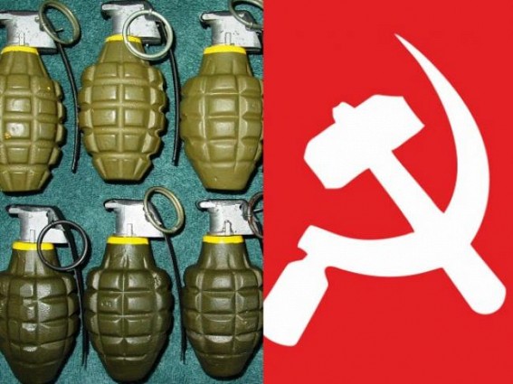 6 grenades recovered from CPI-M leader's home : Arrested 