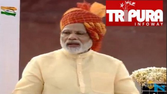 PM Modi begins Independence Dayâ€™s speech expressing concerns about ongoing Natural Disasters 