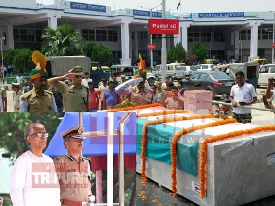 Tripura CM fails to utter a single word for SSB Martyr Amal Sarkar at Police Ground :anti-national Communist propaganda ended with Central Criticism 