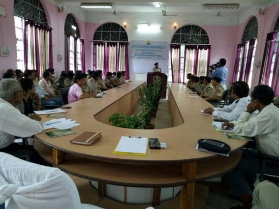 Debate competition conducted by South Tripura Police