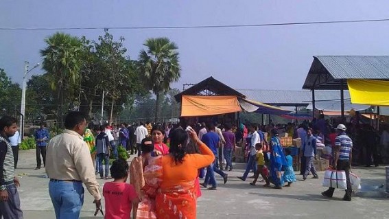Tripura border haat business on peak 