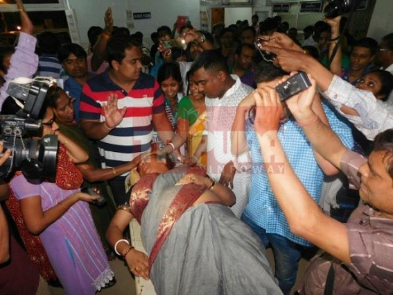 Teliamura :Seven injured in SFI-ABVP clash, State's law & order in CPI-M goons hand