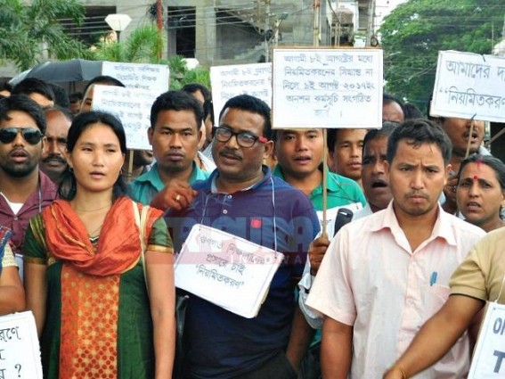 After Assam, Nagaland, Manipur Govts regularized SSA teachers; Tripura's SSA teachers to go in hunger strike in demand of regularization