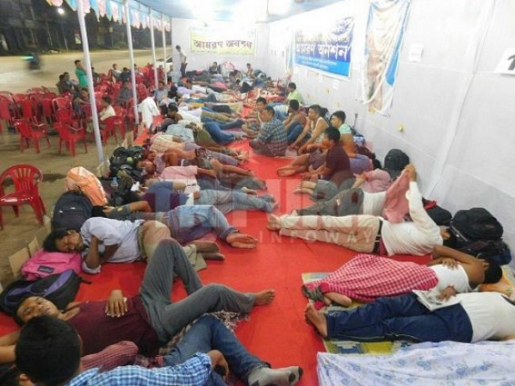 CPI-M's mass deprivation, Central Fund looting continue : SSA teachers to continue Hunger Strike, â€˜Weâ€™ll fight for our Rights till we breathâ€™, says Teachers