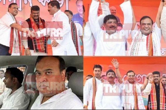 Northeastâ€™s mega scamster Assam BJP Minister Himanta Biswa Sarma turns Sudip Barmanâ€™s godfather : Tripura BJPâ€™s clean image punctured after tainted Barman gang join BJP under Himantaâ€™s gameplan