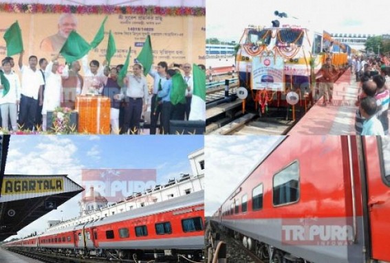 'Tripura Sundari Express is just the beginning, many Sundaris to arrive in Tripura' : Former Union Railway Minister Suresh Prabhu's words on July-31st, 2016 proven True with Rajdhani's Arrival  
