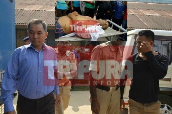 Manik Sarkar's â€˜Blood Thirstyâ€™ Police Force : murderer TSR 2nd Bn Commandant Tapan Debbarma, bodyguard Nandu Reang produced before Court in Journalist Sudip Datta Bhaumik's murder case