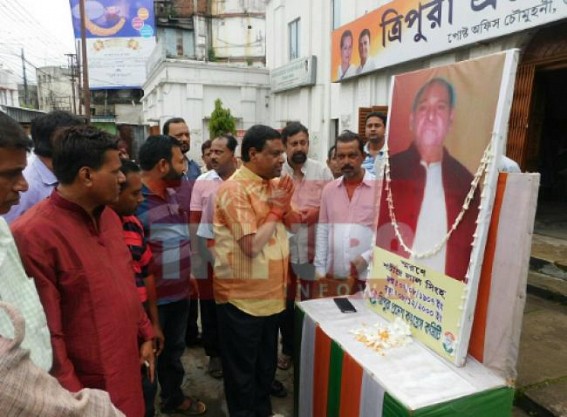 Tripura Congress remembers first CM