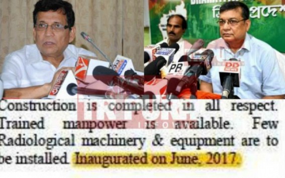 Without trauma Centre, Tripura Health Dept's website declares 'trauma centre inaugurated on June-2017 at GB' : Controversy hits !