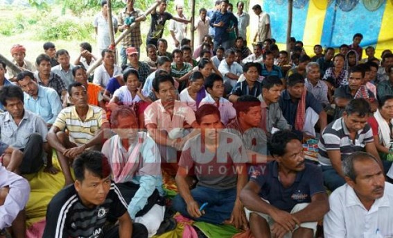 Surrendered militants sit on Hunger Strike 
