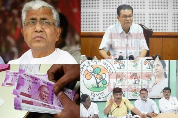 Rs. 11,437 crores 12 lakhs DA left unutilized under Tripura Finance Dept in last 5 yrs : Trinamool demands withdrawal of Review Committee, launching of Pay Commission