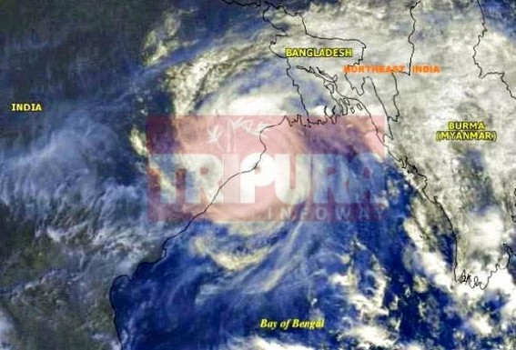 Incessant rain, thunder hit Tripura and other NE States : Strong winds from Bay of Bengal expected in next 1 week 