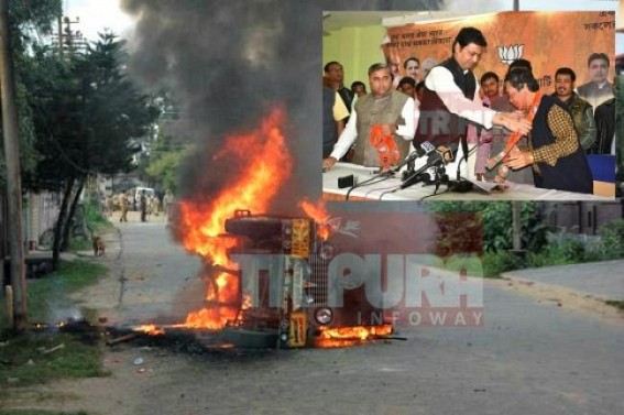 Tripura opposition's â€˜foul-playâ€™ likely to cost heavily in 2018 Election : Biplab Deb playing with communal fire for  tribal votes, INPT/ IPFT alignments brewing mass resentments among the majority 