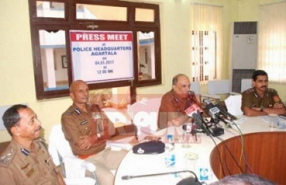 Tripuraâ€™s dismal record with 80% unsolved crime cases : out of 6139 IPC Crimes, FIRs, only 1415 cases reached conviction, Police Dept paralysis continue under CBI chargesheeted DGP Nagraj