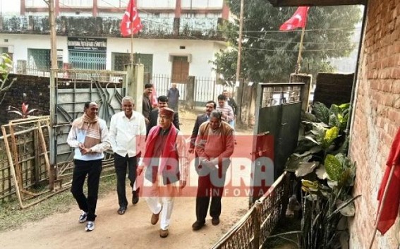 Closed door meeting led by Manik Sarkar for whole day, evening at Dhanpur Party Office 