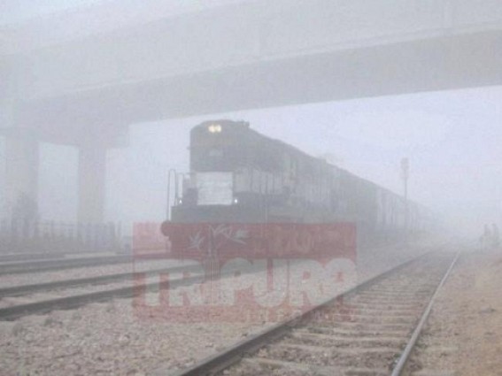 Fog, Cold wave grip Tripura : Trains delayed 