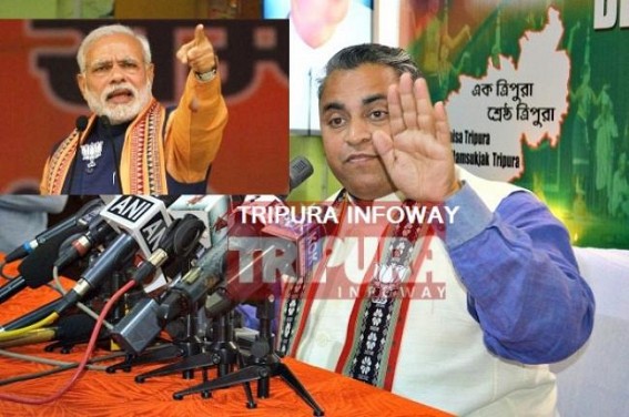 'PM Modi to visit Tripura 2 times, will address 3 BJP rallies before Assembly Election' : Deodhar 