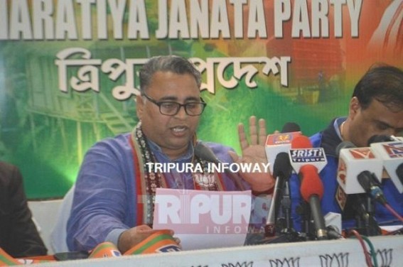 Tripura BJP praises Modi-Govt after Union Budget's announcement : Arun Jaitley to announce Tripura BJP's Election Manifesto 