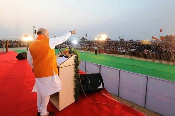'I challenge, BJP is next Govt of Tripura' : Amit Shah says at Karnataka