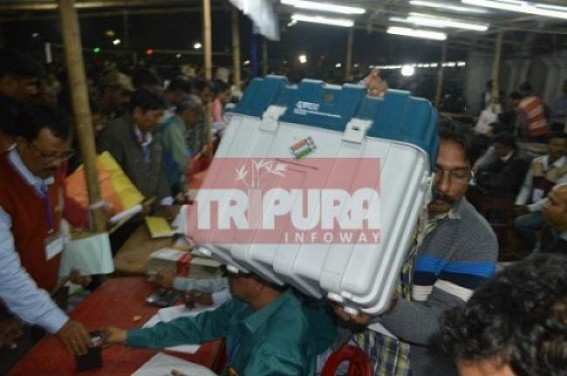 Election Commission orders Re-Poll in Tripura's 6 polling-stations on 26th Feb : 11 more polling-stations under scrutiny  