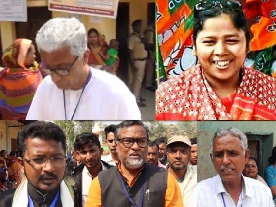 Politicians across 6 constituencies busy in re-poll campaigning : Tight security across Sonamura, Dhanpur, Teliamura, Sabroom, Ampinagar, Kadamtala-Kurti 