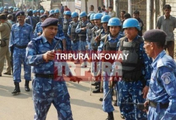 Central Forces to dominate Tripura's vote counting day : State Police, TSR to help Central troops in the outer layer among 3-layered-security forces
