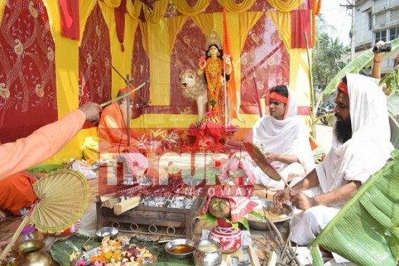 Bharat Mata puja on rise in Tripura