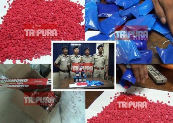 Northeast's Narcotic Den Tripuraâ€™s Sonamura Border : â€˜Yabaâ€™ tablets, drugs recover from Srimantapur Border area