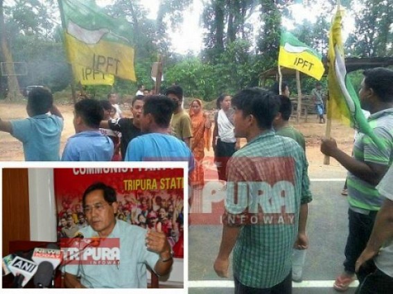 â€˜Poor people are unable to get work in the middle of ongoing feud between BJPâ€™s Developmental committee & IPFTâ€™s Action committee in Tripura Hillsâ€™ : MP Jiten 