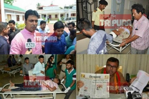 Tripuraâ€™s â€˜Ravan Rajjyaâ€™, further 24 hrs Internet suspension: â€˜BJP Govt suspended Mobile Internet services due to BJP Minister Ratan Lal Nath & BJP activists created rumoursâ€™, says Ex-Minister Badal Choudhury