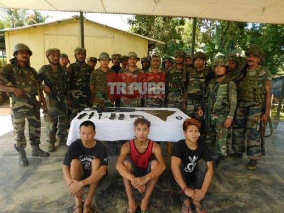 Assam Rifles captures 3 Manipur based Ultras 