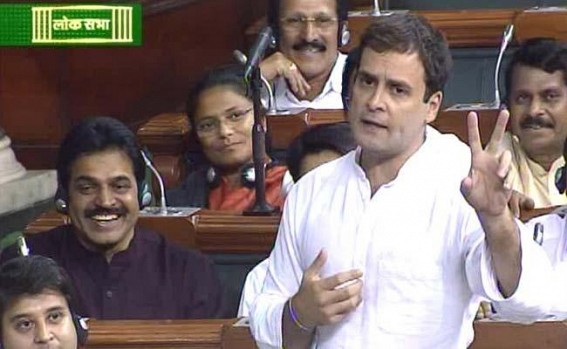 â€˜BJP era started with a Great sense of Happiness, then a Shock & then Victims of JUMLA-Strike are asked to open Paan-shopsâ€™ : Rahul Gandhi hits JUMLA Era in Lok Sabha