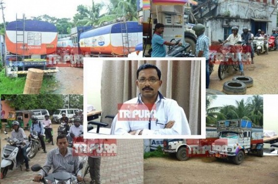 â€˜Will not allow Tripura to reel under Petrol Crisis again, Strike was held without informing Govtâ€™ : says Civil Supplies Minister