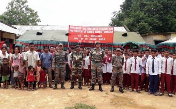 Workshop on health and hygiene organized by Assam Rifles