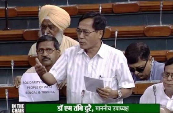 Modiâ€™s â€˜Acche Dinâ€™ hypes resulted in â€˜Bure Dinâ€™ in 4 yrs : Tripura MP Jiten exposed BJPâ€™s JUMLA style Mass-Cheating in Parliament as Fuel Price, Jobs Slashing spikes in BJP-era 