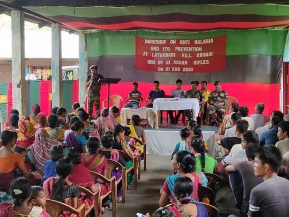 Assam Rifles conducts workshop on Malaria & Prevention in ADC areas