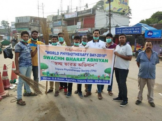 Tripura Physiotherapy Society organized Swachh Bharat Abhiyan